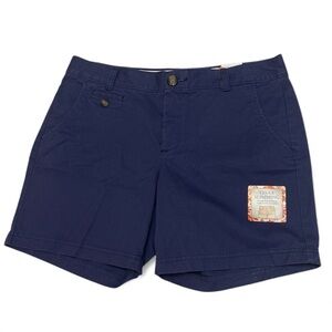 Dockers Women’s Navy Soft Shorts Size 10 4” Inseam, Truly Slimming Fit